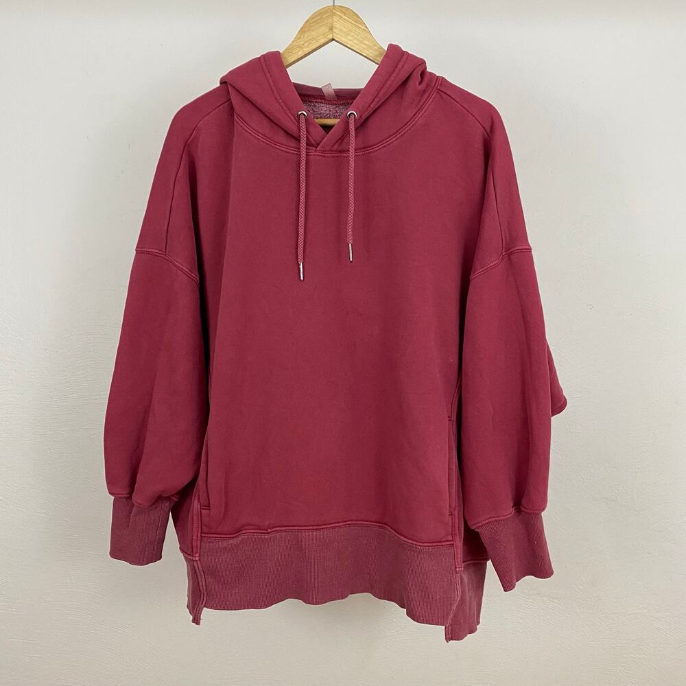 FP Movement - Free People Sprint To The Finish Hoodie - Sour Cherry - Small?